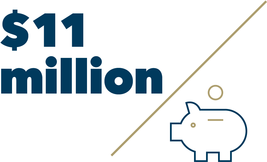 $11 Million Followed By A Diagonal Slash And A Piggy - E-milionář (jiří Václavíček) (1080x720), Png Download