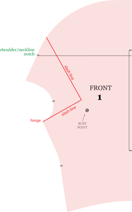 Slash Along The Slash Lines Leaving A Hinge At The - Diagram (514x825), Png Download