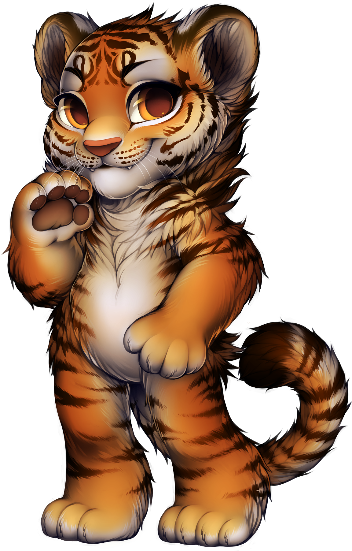 Qcshb6a , 3yavl9s - Furvilla Big Cat (1237x2002), Png Download