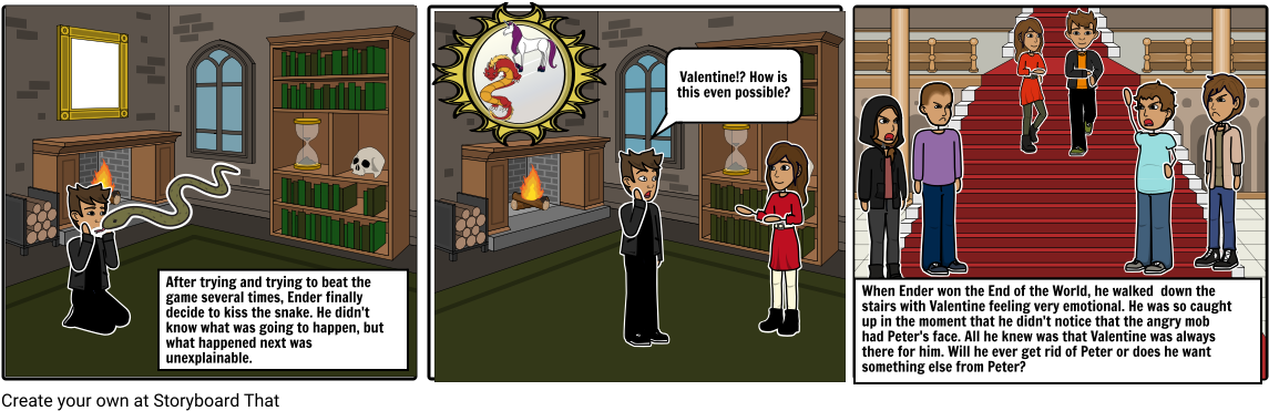 Ender Part - Cartoon (1164x385), Png Download