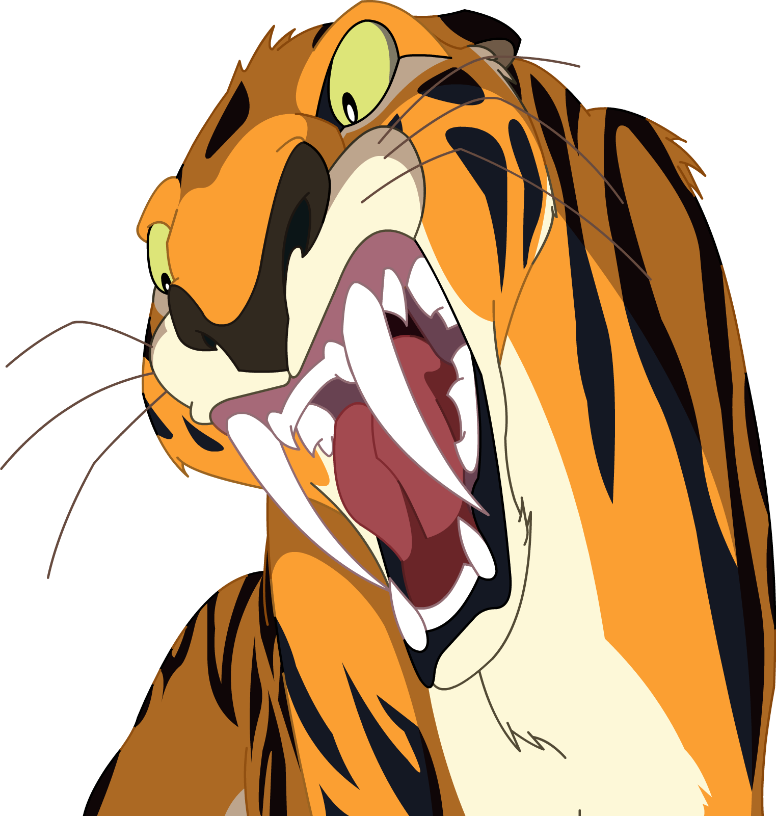 Images Download To Your Desktop - Lion King Tiger (1523x1601), Png Download