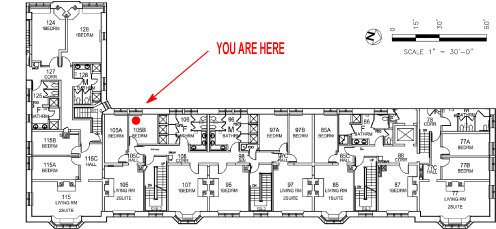 You Are Here - Mean Of Egress Illustration (591x333), Png Download