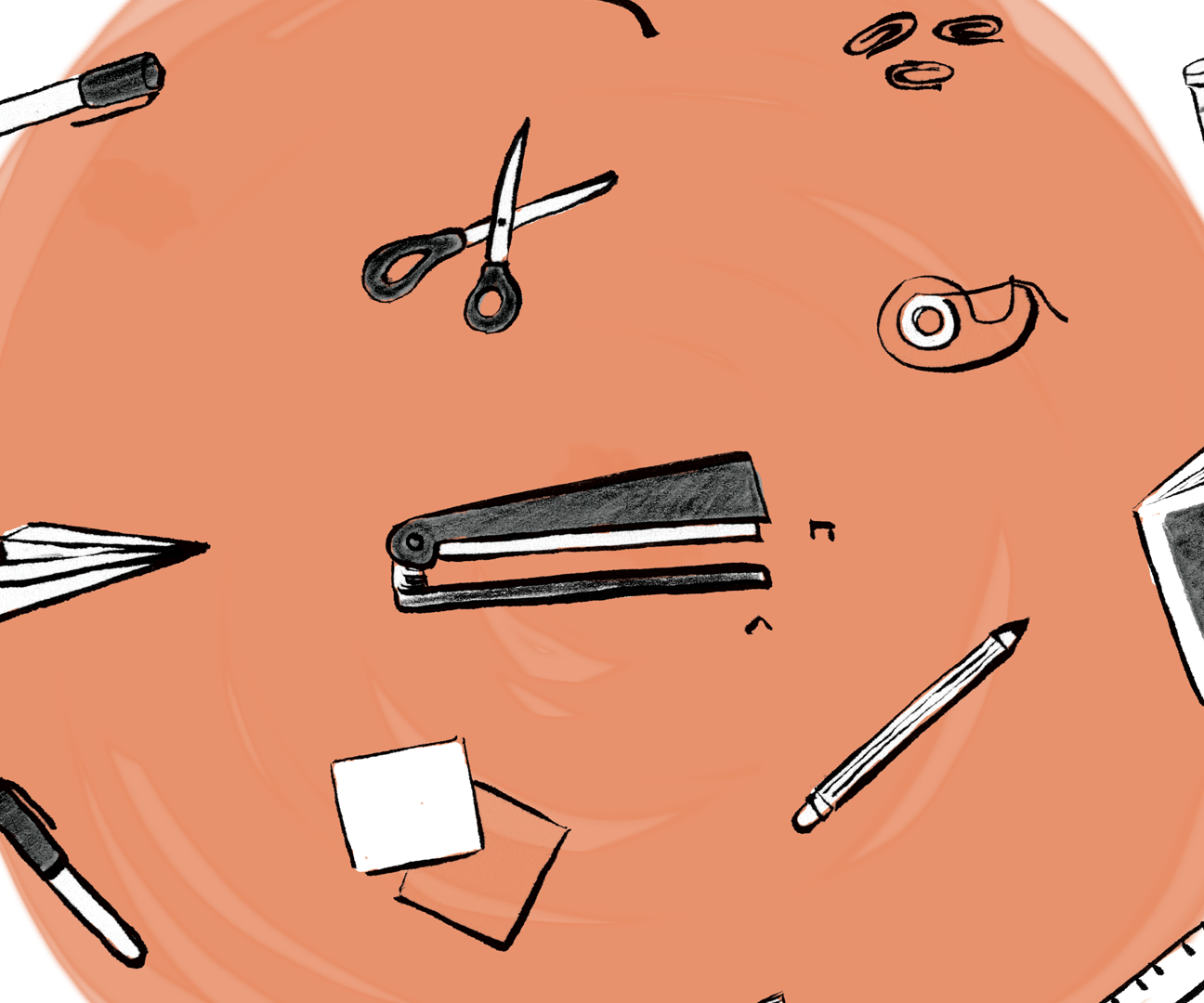 Stuff To Wear And Use By Broken Pencil - Illustration (1296x1080), Png Download