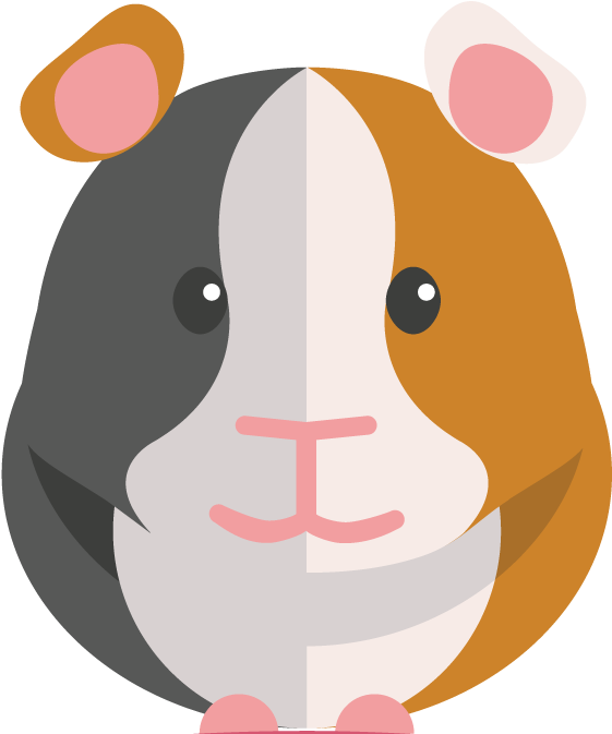 Guinea Pig Clipart Png - Guinea Pig Logo Png (708x708), Png Download