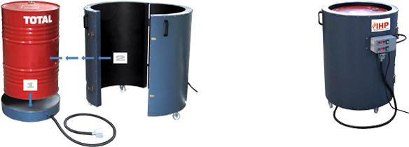 Clam Shell Drum Heater (650x250), Png Download