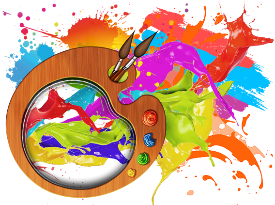 Arte Grafica Png - Crafts 4 All Acrylic Paint Studio Paints Set 12 Extra (568x423), Png Download