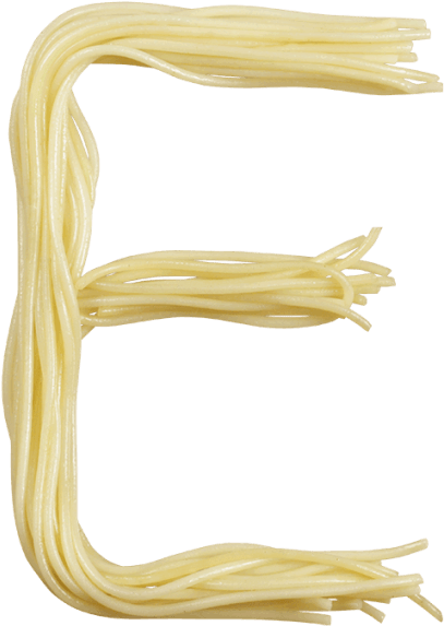 Spaghetti Font - Spaghetti Letters (595x595), Png Download