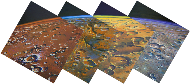 Ma'adim Vallis, Mars - Obras De Arte Png (656x313), Png Download