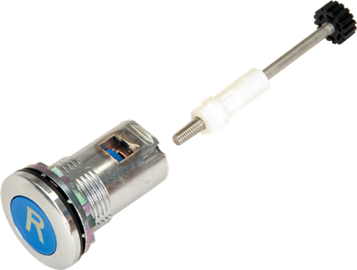 5mm Metal Reset Rod Operator Reset Blue - Electrical Connector (400x303), Png Download