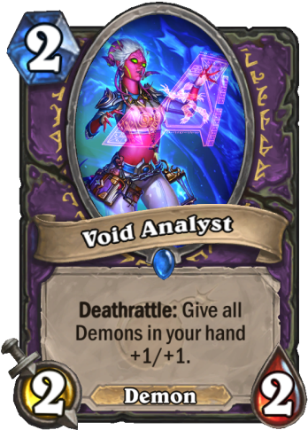 Another New Warlock Card - Doomsday Project Hearthstone (640x640), Png Download
