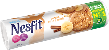 Biscoito Nesfit Banana, Aveia E Canela - Biscoito Nesfit (402x402), Png Download