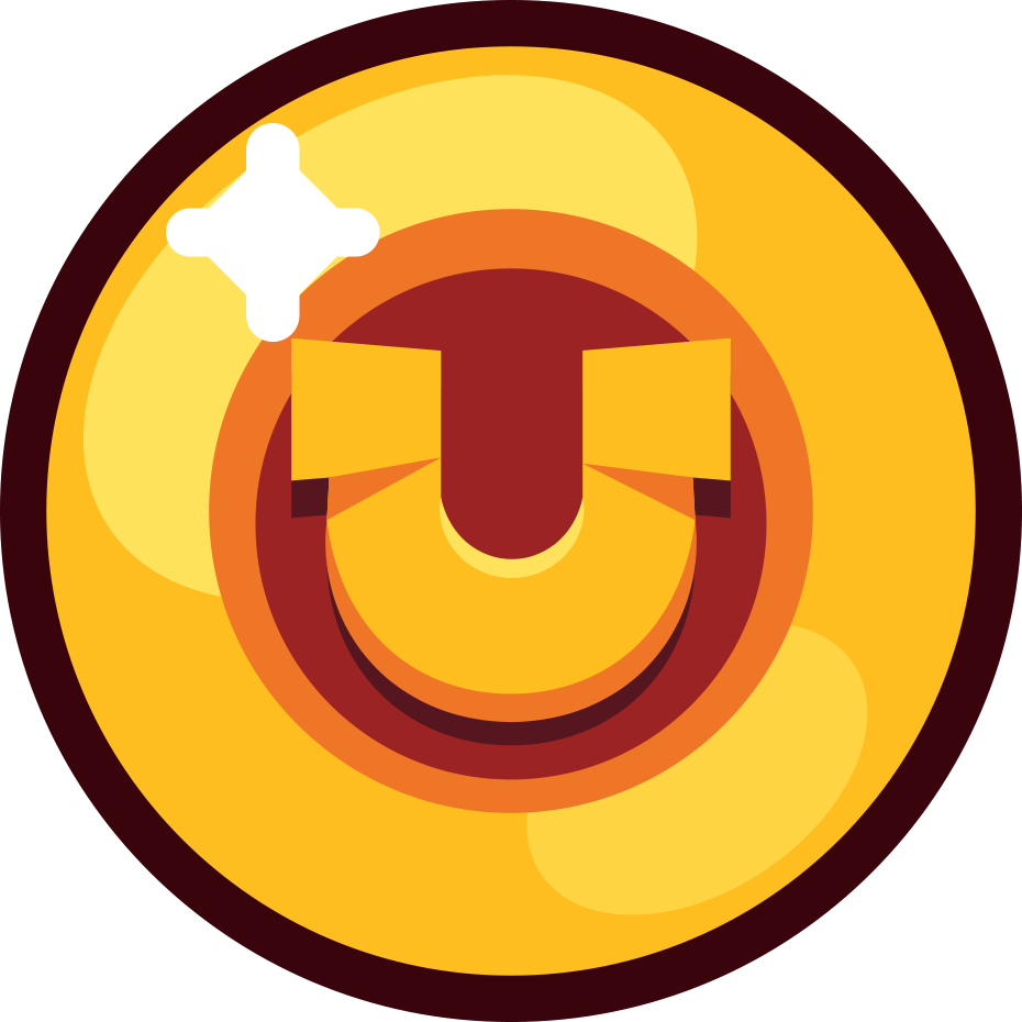 Coin - Brawl Stars Brawl Ball Logo (930x930), Png Download