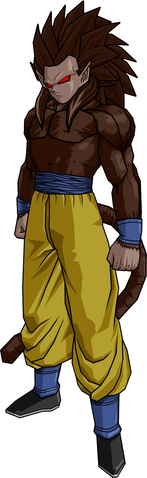 Goku Ssj5 Idea By Db Own Universe Arts-d4qbiw5 - Demon Saiyan (473x1534), Png Download