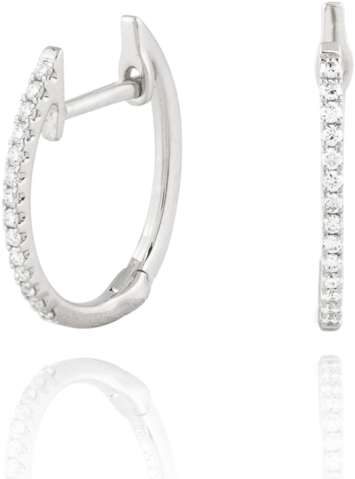 Diamond Line Earring - Earrings (600x600), Png Download