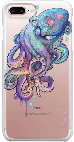 The Iphone Snap Case Is Only Slim And Designed For - Octopus Sticker (282x560), Png Download