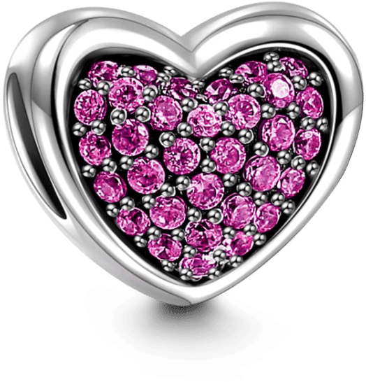 Love You Charm Soufeel Rose Red Heart (750x750), Png Download