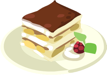 Tiramisu - Tiramisu Png (357x357), Png Download