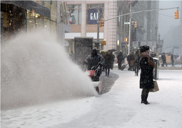 Áreas Del Noreste De Estados Unidos Quedaron Bajo Estado - Nevada En Nueva York 2018 (790x444), Png Download