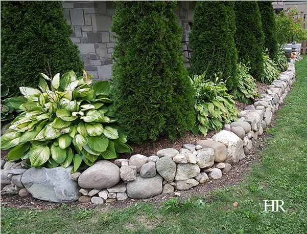Garden Stone Border - Garden (600x600), Png Download