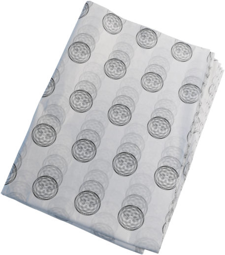 Printed Tissue Paper - Circle (600x600), Png Download