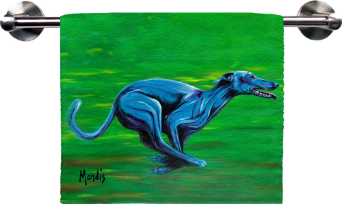 East Urban Home Greyhound Waffle Weave Hand Towel (500x298), Png Download