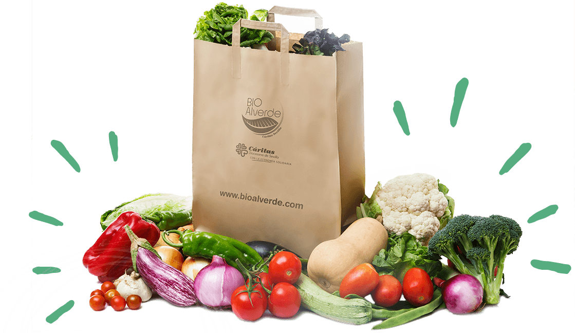 Bolsa De Verduras Png (1119x648), Png Download