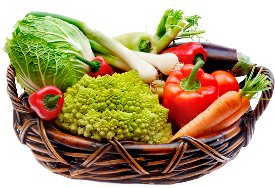 Canasta-verduras - Cloro En Los Alimentos (600x399), Png Download