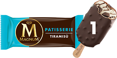 Magnum Ooh Kisses Tiramisu 1 Thai-645567 - Magnum Dark Ice Cream (440x440), Png Download