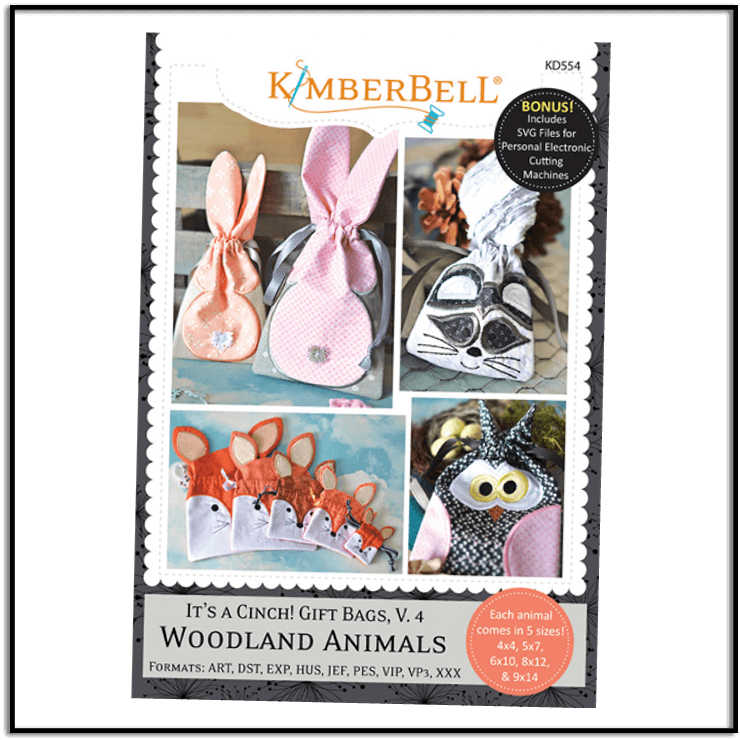Kimberbell Designs The Jeanette Zipper Pouches Large (740x740), Png Download