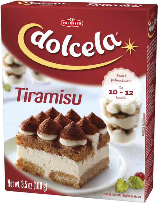 Podravka Tiramisu - 3.5 Oz (739x840), Png Download