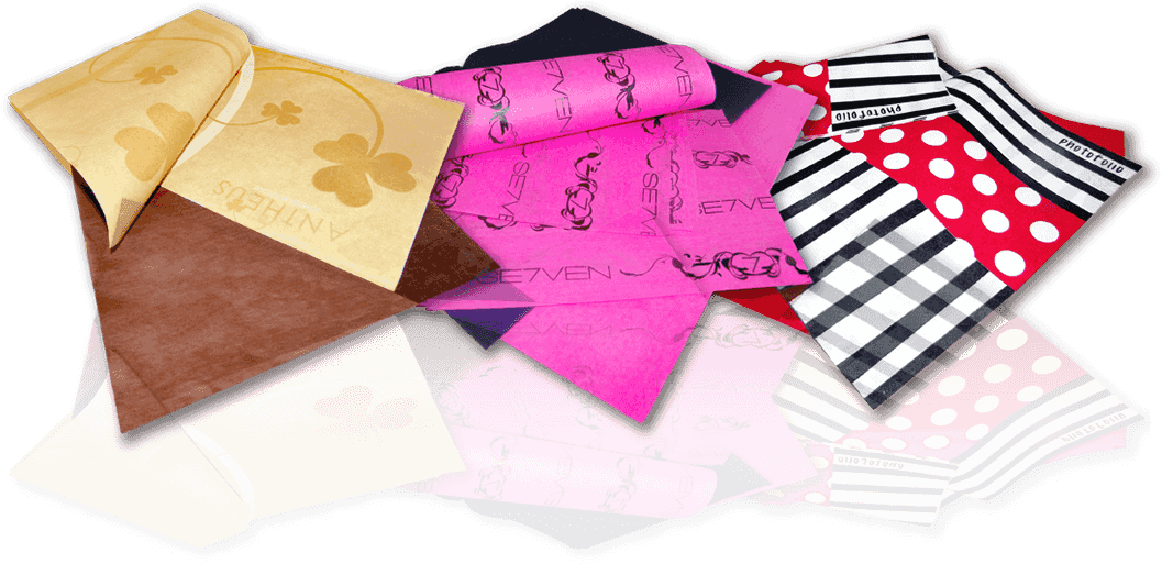 Custom Printed Tissue Paper - Paper (1168x776), Png Download