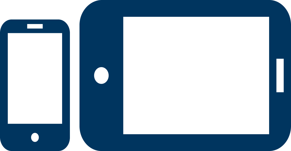 Center For Managing Chronic Disease - Dark Blue Mobile Icon (970x504), Png Download