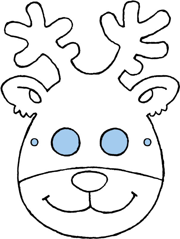 Download Deer Mask Masque Cerf A Imprimer Full Size Png Image Pngkit