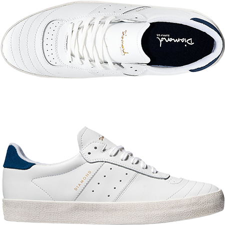 Diamond Barca White Skate Shoes - Diamond Supply Co (450x450), Png Download