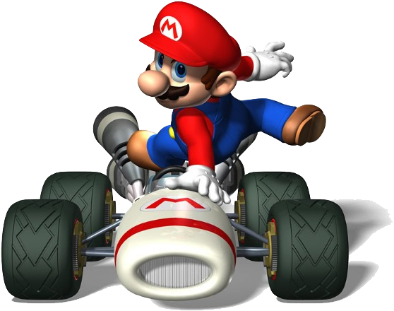 Mario 58 - Mario Kart [ds Game] (600x443), Png Download