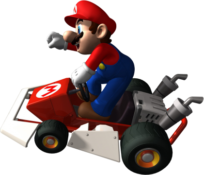 Mario Kart Ds For Nintendo Ds (421x360), Png Download