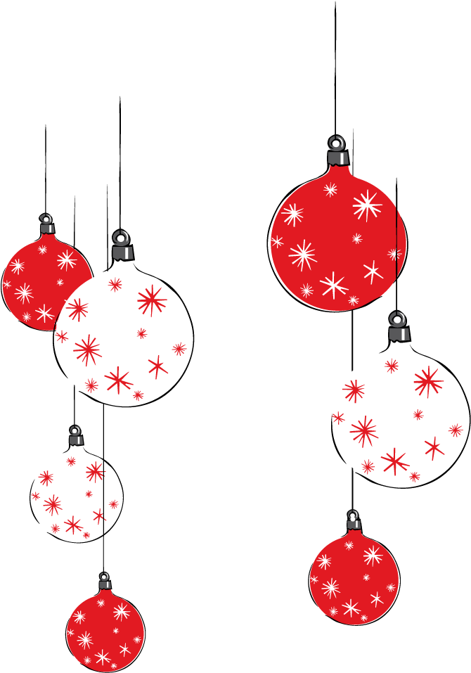Baubles Png Hd - Christmas Baubles Png (842x1191), Png Download