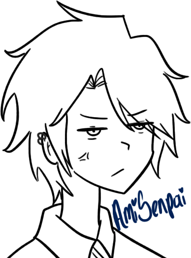 7 Dec - Line Art (388x524), Png Download