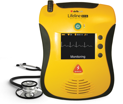 Lifeline Ecg Aed - Defibtech Ecg (415x353), Png Download