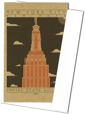 Empire State Building - Pennsalt Historic District (383x479), Png Download