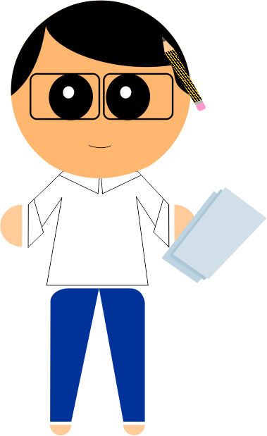 Personagem-menino8 - Menino Estudante Png (379x619), Png Download