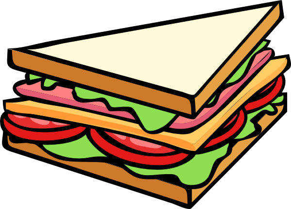 Half Hi Png Pinterest Snacks Risultati Immagini - Sandwich Clipart (600x432), Png Download