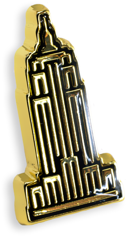 'empire State' Pin King Pins Online - Missile (600x543), Png Download