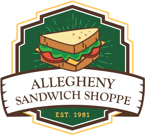 Allegheny Shoppe Pittsburgh S Favorite - Sandwich Logo (500x465), Png Download