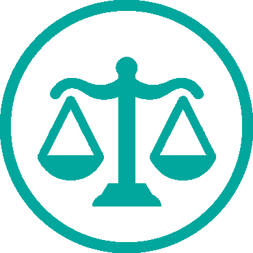 Silueta De Una Balanza Representando La Justicia - Angel Tube Station (370x370), Png Download