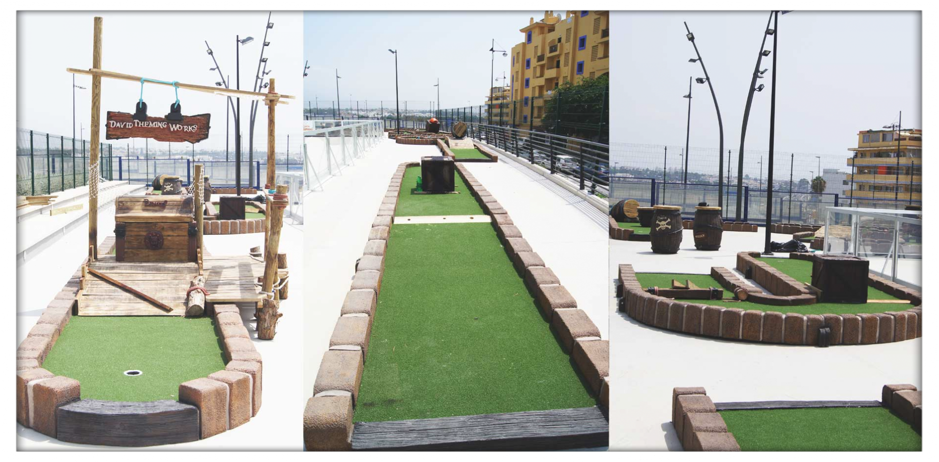 Diseño Y Construccion De Parques De Minigolf - Miniature Golf (1900x935), Png Download