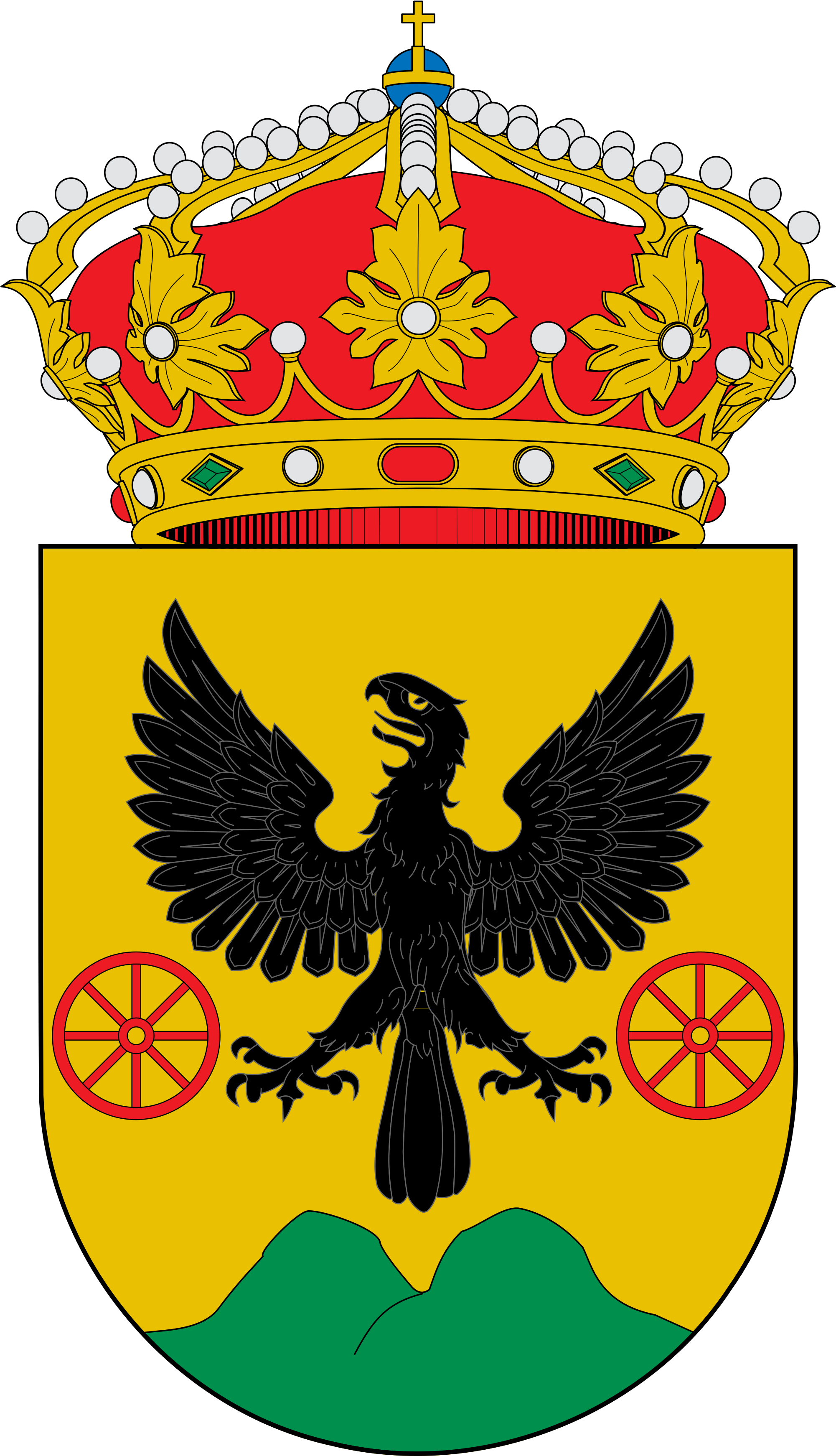 Open - Escudo Roquetas De Mar (2000x3524), Png Download
