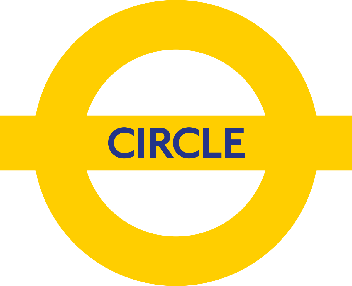 Underground Circle Line Logo (1200x975), Png Download