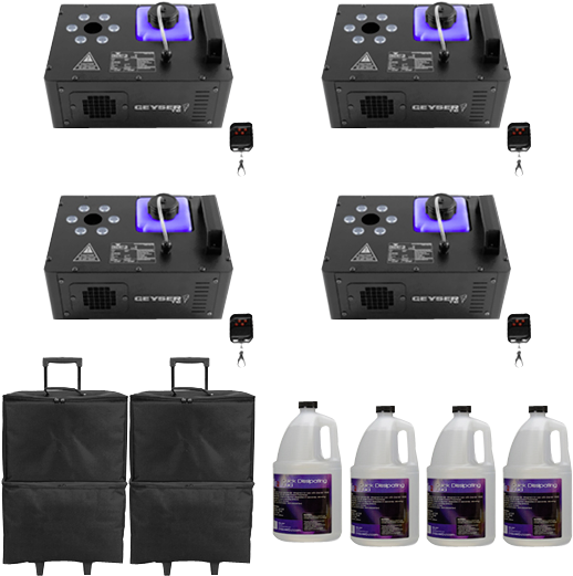 Chauvet Dj Geyser T6 Vertical Fog Machines With Fog - Chauvet Dj Geyser T6 Vertical Pyrotechnic-like Fog (600x600), Png Download
