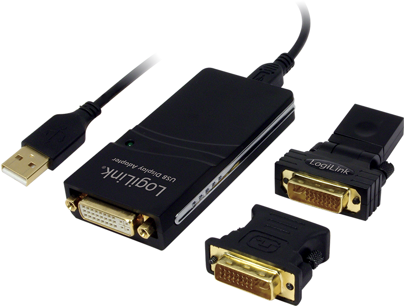 Product Image (png) - Logilink Usb 2.0 Multi-display Video Adapter (800x800), Png Download